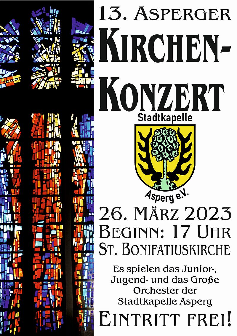 Plakat Kirchenkonzert 26.03.2023