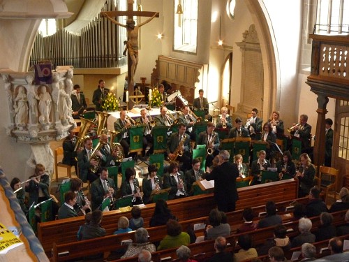 das große Orchester der Stadtkapelle