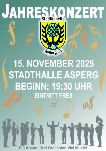 Plakat Jahreskonzert 2025.03