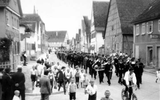 Stadtkapelle 1930 Markgroeninger Strasse