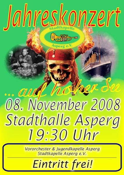 Plakat Jahreskonzert 2008