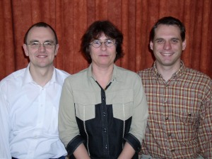 Die drei neuen Vorstände: Steffen Daniel (Musik und Jugend), Sabine Friedrich (Finanzen) und Jörg Schmautz (Öffentlichkeitsarbeit)